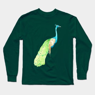 Peacock Simplicity Long Sleeve T-Shirt